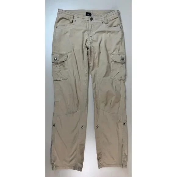 Kuhl Splash Roll Up Pant Light Khaki Womens 4 Regular Gorpcore Hiking Outdoor - Picture 9 of 16